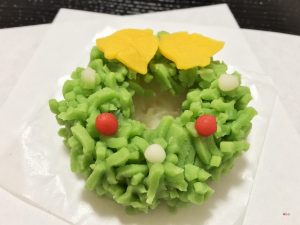 手毬和菓子づくり完成１