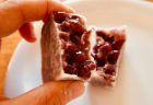 小豆のニョッキ　かぼちゃと人参のソース