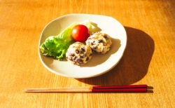 小豆の鳥ミンチボール