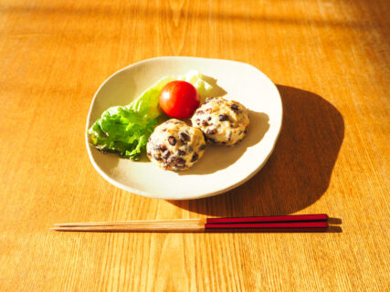 小豆の鳥ミンチボール