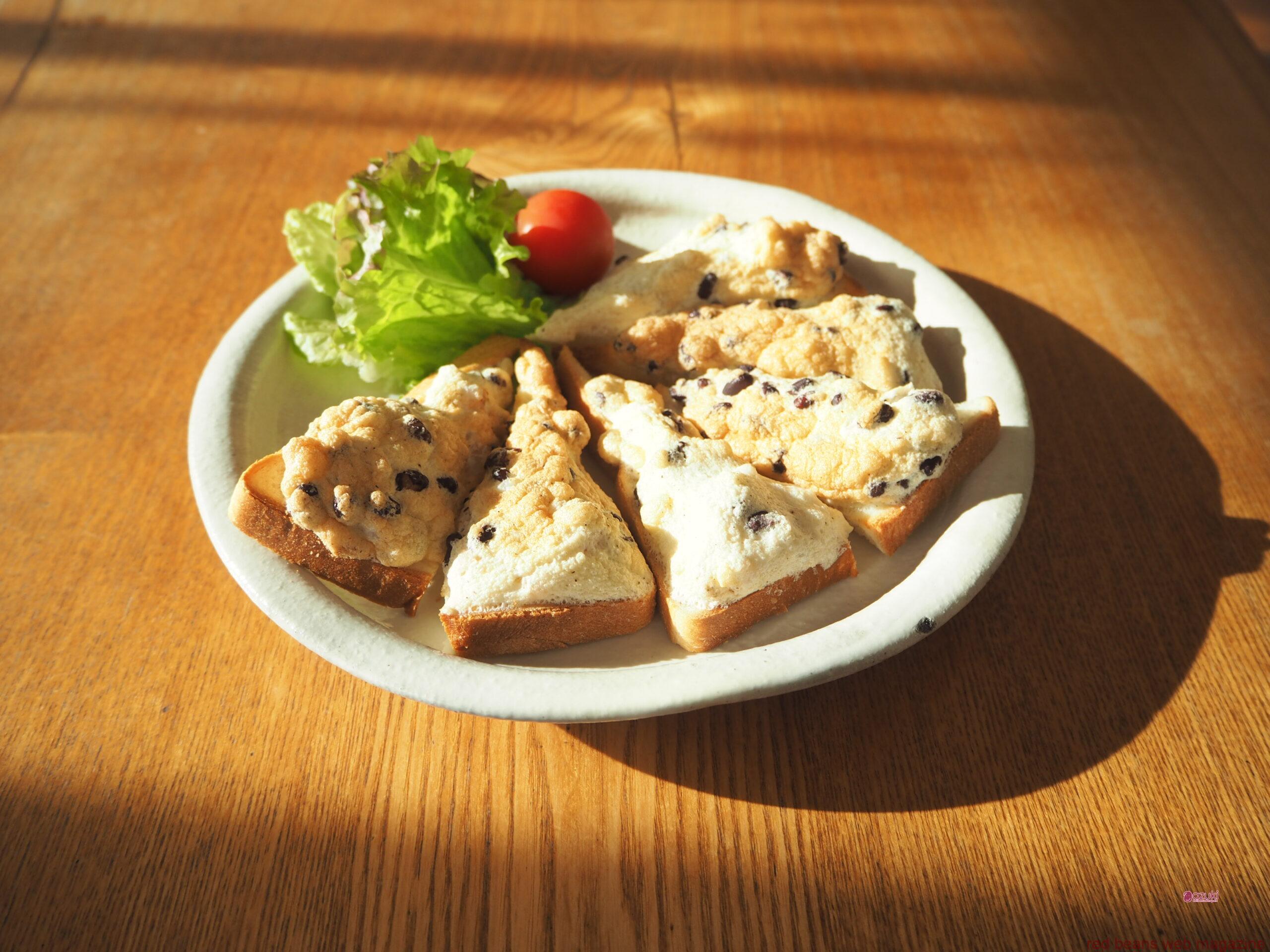 小豆エビトースト